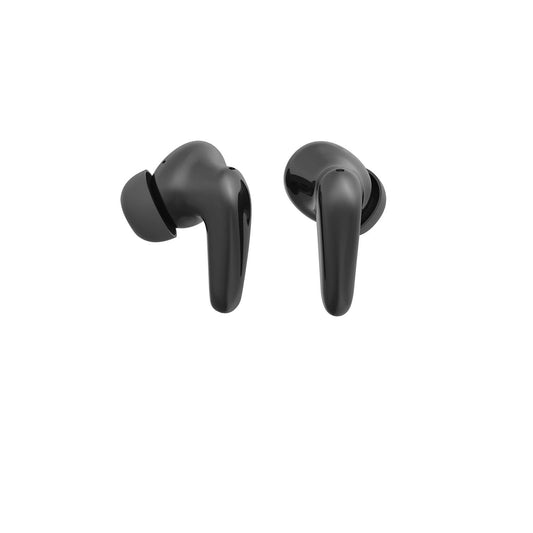 AIR Focus ANC Matte Black Active Noise Cancelling Earbuds (In Ear Wireless Headphones) - ElectronicEaze #